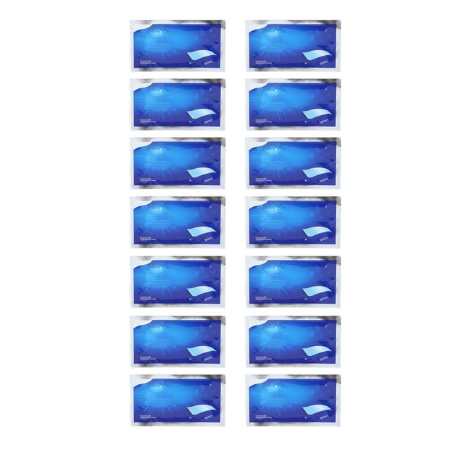 7 pares de tiras blanqueadoras de dientes de eficacia moderada para eliminar manchas dentales.