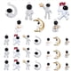 thumbnail image 1 of 7 estilos de dijes de astronautas, 28 piezas, colgantes de astronauta, estrella, luna, universo, cuentas sueltas, blanco, aleación linda, 1 of 5