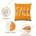 thumbnail image 3 of 1Pc/4Pcs Fall Pillow Covers Decoration, Farmhouse Pumpkin Maple Leaves Thanksgiving Fall Throw Pillows Cushion Case Couch Decor for Autumn Home Outdoor Decorations, 18X18Inch, 3 of 7