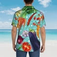 thumbnail image 6 of Disketp Hawaiian Shirts For Men,Vegetable Print Mens Casual Short Sleeve Button Down Shirts Beach Shirt, 6 of 8