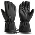 thumbnail image 5 of Guantes calefactores eléctricos de invierno para hombres y mujeres, termostato negro L y pantalla táctil, impermeables para actividades al aire libre/senderismo/pesca/esquí/camping, 5 of 5