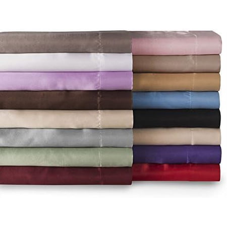 Luxury Queen Size Flat Sheet - Burgundy