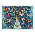 thumbnail image 5 of Orinice Butterflies Wings Tapestry Wall Hanging Unique Style Graphic Tapestries Home Wall Decor Art for Living Room Bedroom Apartment Farmhouse Dorm 40x30inch, 5 of 6