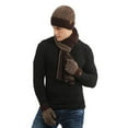 thumbnail image 6 of ZOYONE Men Winter Beanie Hat Warmer Long Scarf and Gloves Set Running Driving Cycling Working Hiking, 6 of 19