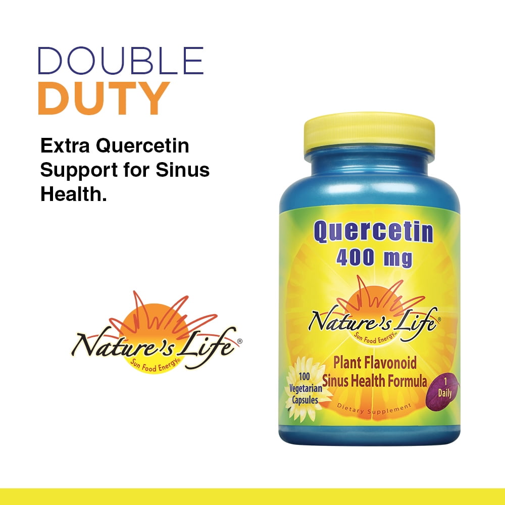 Nature's Life Bromelain Sinus Ease 1200mg | With Vitamin C & Quercetin | Sinus Health, Immune Function & Seasonal Support | 100 Vegetarian Capsules