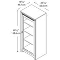 thumbnail image 3 of Bush Industries Stanford Collection AD53940-03 - Cabinet unit - for audio system - antique black, 3 of 5