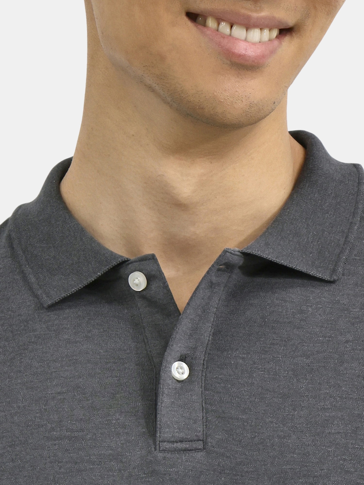 George Men’s and Big Men’s Interlock Polo Shirt, Sizes S-3XL