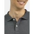 thumbnail image 4 of George Men’s and Big Men’s Interlock Polo Shirt, Sizes S-3XL, 4 of 5