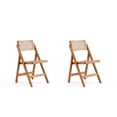 thumbnail image 1 of Manhattan Comfort Pullman Folding Dining Chair, Nature Cane (Set of 2), 1 of 1