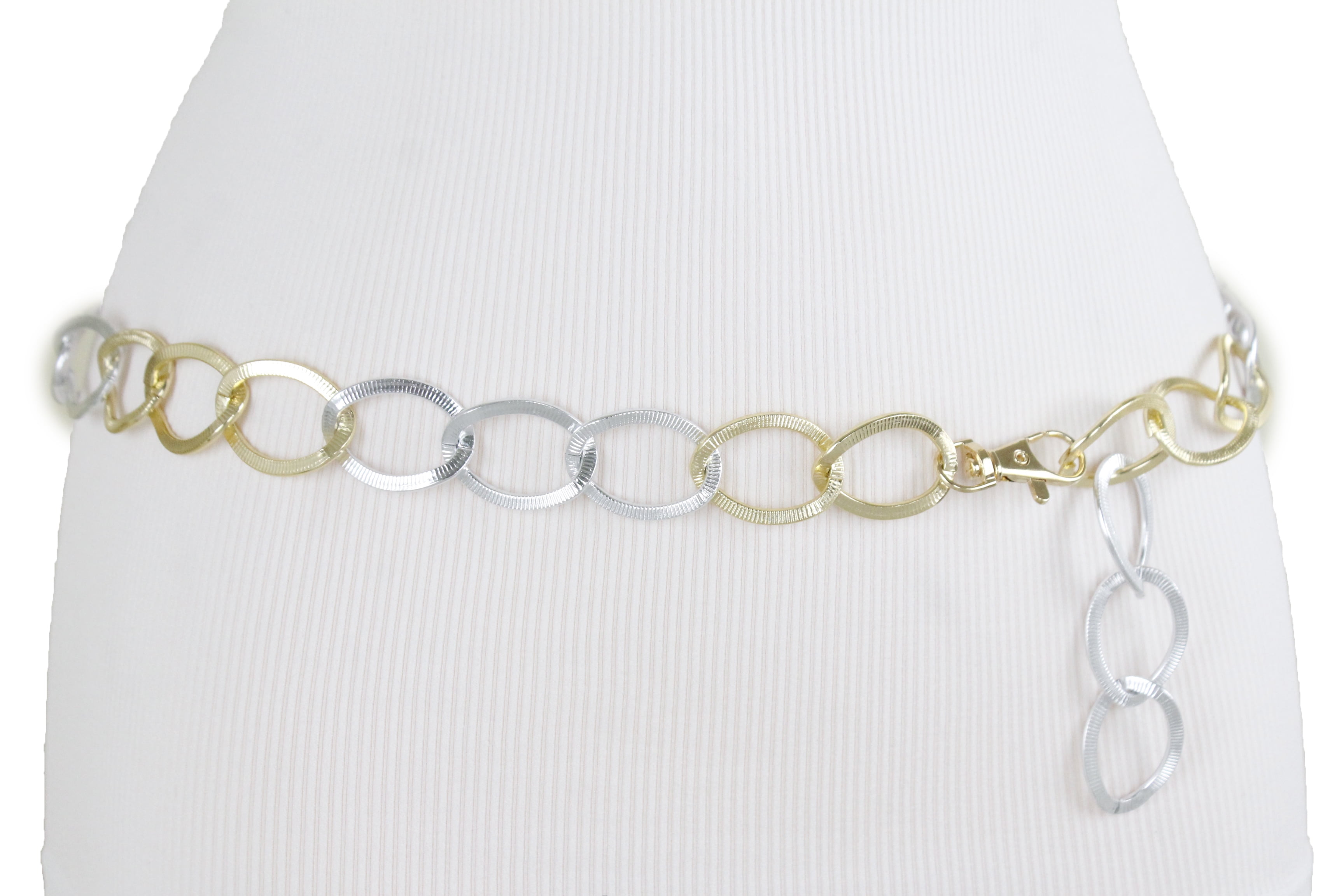 Gold top link belt