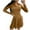 *Coffee, variant on U Womens Solid V Neck Waist Defining Dress,Flare Elegant A line Swing Mini Dresses Black,Womens Plus S