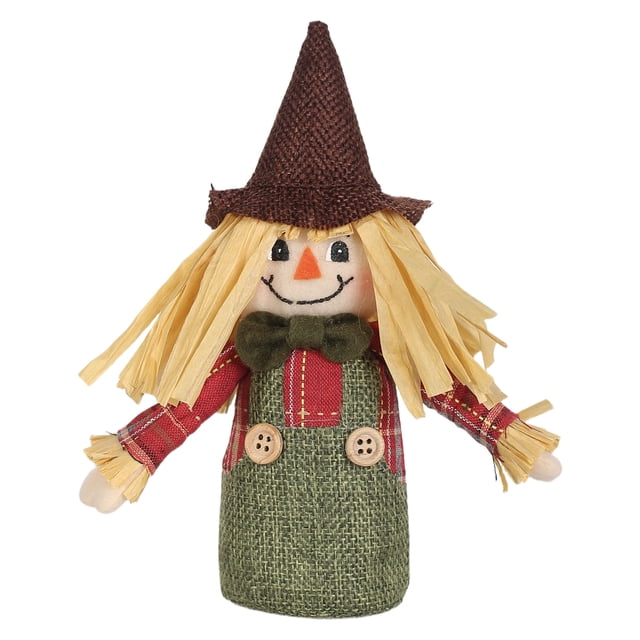 Decoración Espantapájaros Way to celebrate Harvest niño de pie multicolor 17 cm