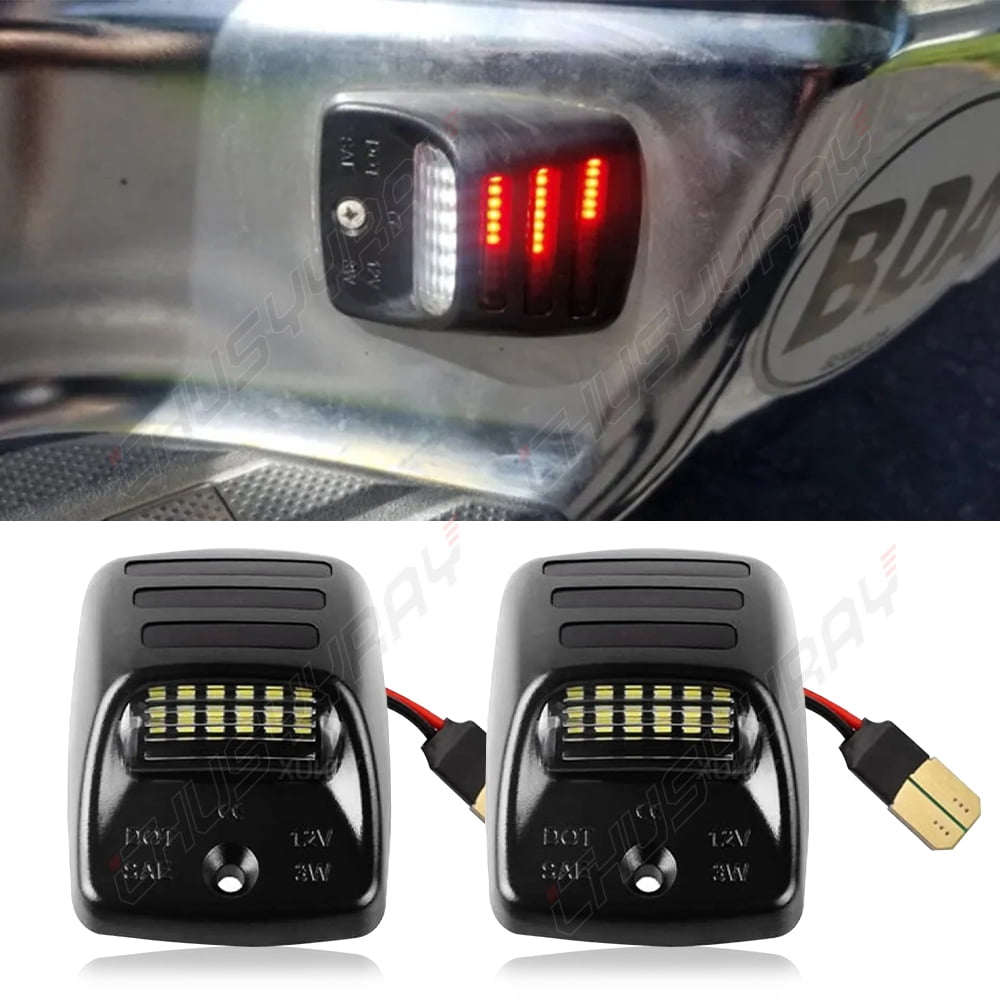 Pack of 2 LED License Plate Light Rear Bumper Lamp Fit For 2005-2015 Toyota Tacoma