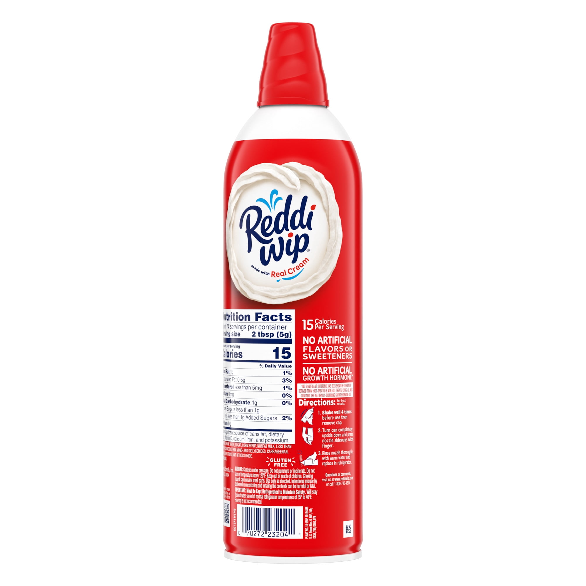 Reddi-wip Original Whipped Topping Made with Real Cream, 13 oz