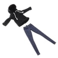 thumbnail image 2 of 1/6, accesorios de ropa de oda para niñas, con capucha y pantals , conjunto para disfraces de disfraces de Yotijar Ropa de muñecas de 11 pulgadas BJD, 2 of 7