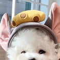thumbnail image 2 of Ropa cálida para mascotas, suave, elástica, con orejas de ratón, queso, con capucha, ropa para perros de dos patas para cachorros y gatos, Otoño e Invierno, 2 of 5