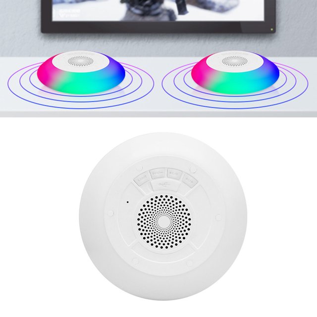 Altavoz Flotante Para Piscina, Ligero IPX7, Resistente Al Agua, 5 W, Sonido Estéreo De 360 grados, Altavoz Portátil Para Piscina Para Viajes
