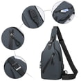 thumbnail image 4 of Kcolen Men's Casual Chest Bag Multifunctional Fashion Wallet Shoulder Pack Lightweight Travel Casual Weekender Hiking Travel Backpack, 4 of 6