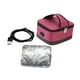 thumbnail image 3 of Fiambrera calentada, calentador de alimentos, bolsa térmica, bolsa de aislamiento, calentador de alimentos portátil, fiambrera eléctrica para acampar, rojo, 3 of 8
