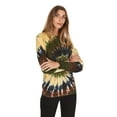 thumbnail image 2 of DARESAY Tie Dye Style Long Sleeve T-Shirt Men Women - Fun, Multi Color Tops, 2 of 7