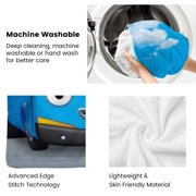 Tayo the Little Bus-Anti-Pilling Flannel Blanket Soft Lightweight Plush Fuzzy Cozy Luxury Blanket for Home and Kitchen Use – Perfect for Kids and Adults 52*60(130cm*150cm)