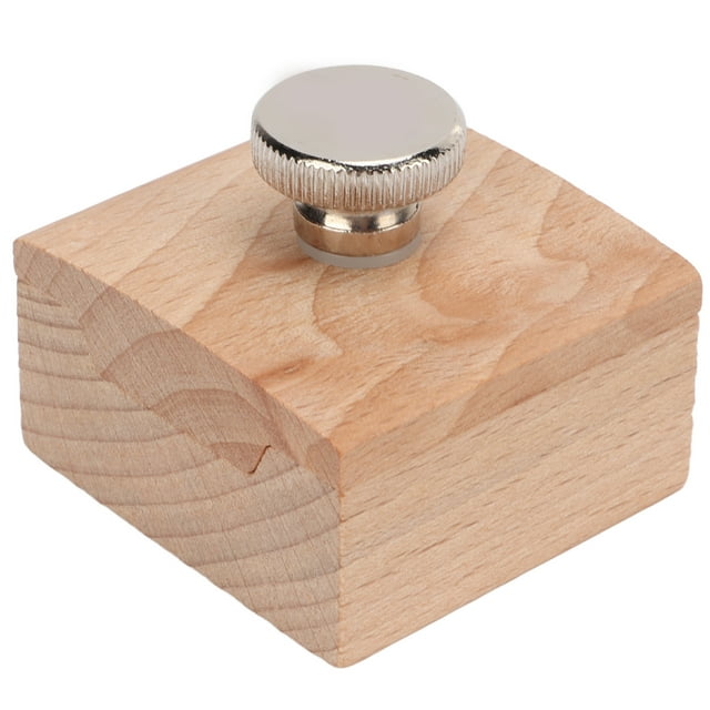 Wooden Sanding Block, Beech Hand Sanding Block Hand Made Leather Tools Abrasion Resistant For Polishing Shaping Tetragonum