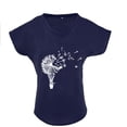 thumbnail image 3 of Pompotops Mode Femmes Print Manches Courtes en Vrac Col Rond T-shirt Top Chemisier, 3 of 6