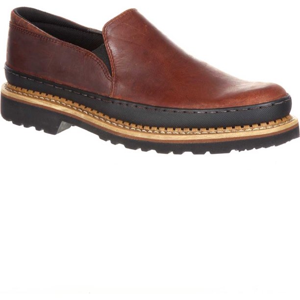 Men's Boot GB00145 Giant Twin Gore Work Shoe Brown Full