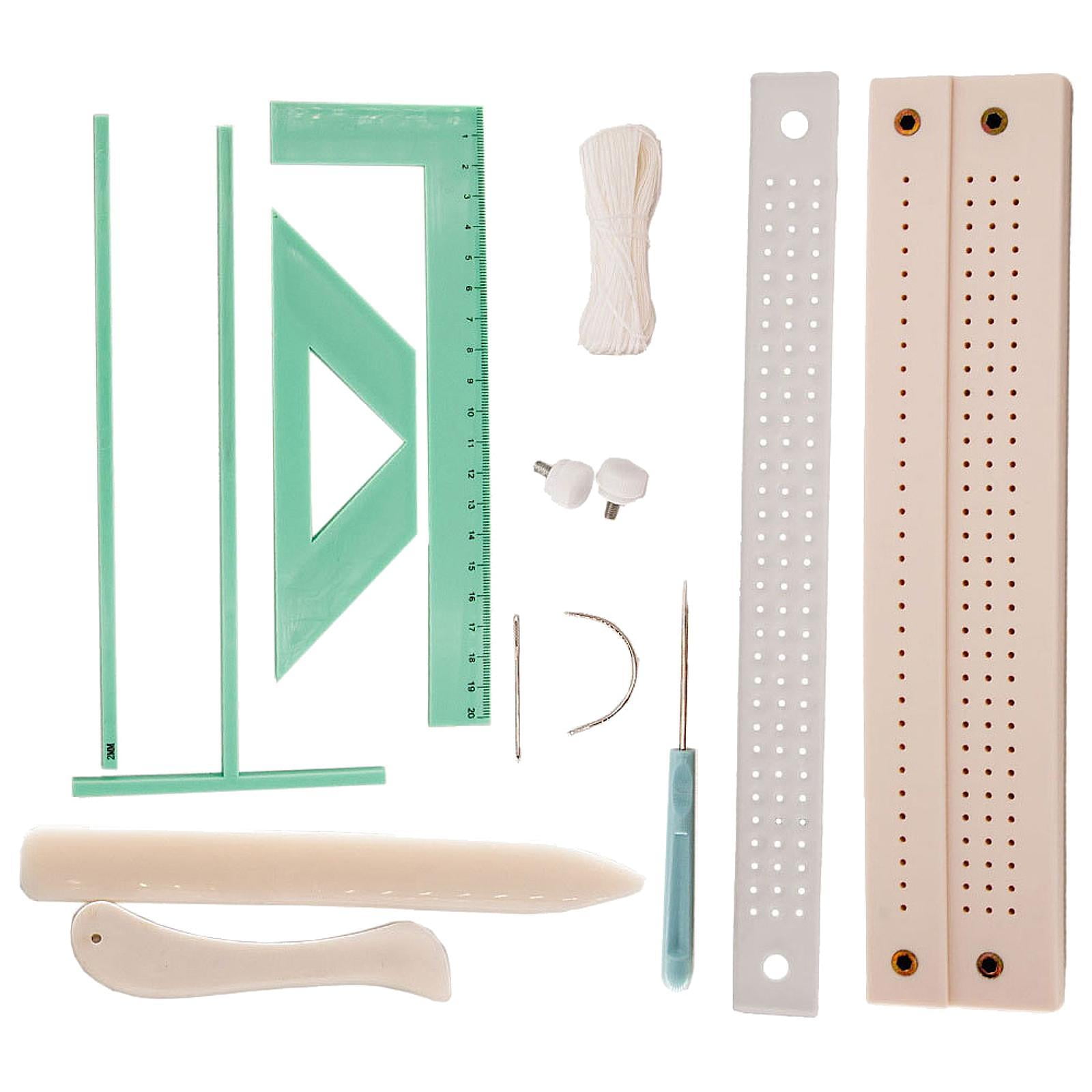 balikha Bookbinding Kits Book Cover Guide Scrapbooking Tool Sewing Supplies Straight Curved Starter Book Binding Starter Tools