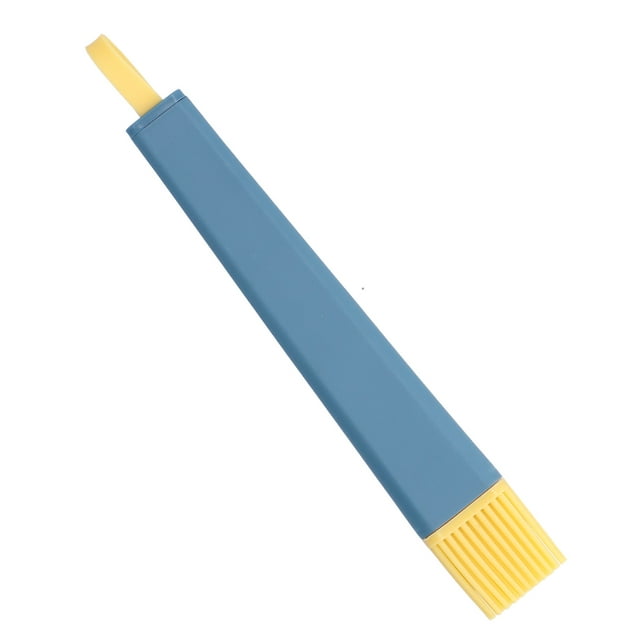 Pastry Brush, Compact And Portable Seamless Design Lightweight Heat Resistant Silicone Brush For Meat Cakes And Desserts For Baking Cooking And Barbecue Navy