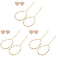thumbnail image 3 of HOMEMAXS 6 pcs  Heel Shoe Straps Pearls Shoe Straps Ankle Straps Heel Straps for High Heel, 3 of 8