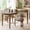 Walnut, variant on 3 Piece Modern Dining Table Set, 73" Solid Wood Oval Dining Table with 2 Polyester Chairs, Dining Set with Fluted Apron for Kitchen & Dining Room