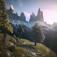 thumbnail image 2 of Majestic Peaks - Canvas Wall Art, 2 of 2