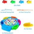 thumbnail image 2 of Angling Games Toy for Children 3 4 5 Years Old Boy Girl Board Games with Fish Toy Fishing Rod Musical Games Educational Game Toy Gift for Children 3 4 5 6 Years Old, 2 of 5