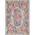 thumbnail image 1 of Ahgly Company Machine Washable Indoor Rectangle Traditional Orange Salmon Pink Area Rugs, 7' x 9', 1 of 7
