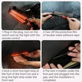 thumbnail image 3 of Labymos Car RGB LED Strip Light Atmosphere Foot Ambient Lights one for BT app, 3 of 7