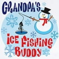 thumbnail image 2 of CafePress - Grandpa's Ice Fishing Buddy Infant Bodysuit - Baby Light Bodysuit, Size Newborn - 24 Months, 2 of 4