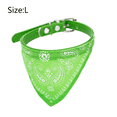thumbnail image 2 of Bandanas Adjustable Floral Pet Collar with Metal Buckle for Small Medium Large Dogs, 2 of 6