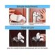 thumbnail image 4 of Window Securing Kids, 5 Pack Door Handle Lock Balcony Door Securing for Baby Kids Safety Door Lever Lock with 3M Adhesive Rotatable Safety Lock Door H, 4 of 5