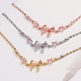 thumbnail image 2 of Women's Simple Fashion Personality Bow Necklace, 2 of 2