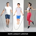 thumbnail image 3 of Cuerda de saltar ajustable y ligera para hacer ejercicio y estar en forma - Cuerda de saltar sin enredos para gimnasio y entrenamiento cardiovascular, 3 of 5