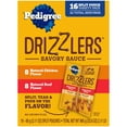 thumbnail image 2 of (2 pack) Pedigree Drizzlers Savory Sauce Multipack, 60g Twin Pouch, Pack of 2 (32 Pouches, 64 Servings), 2 of 10