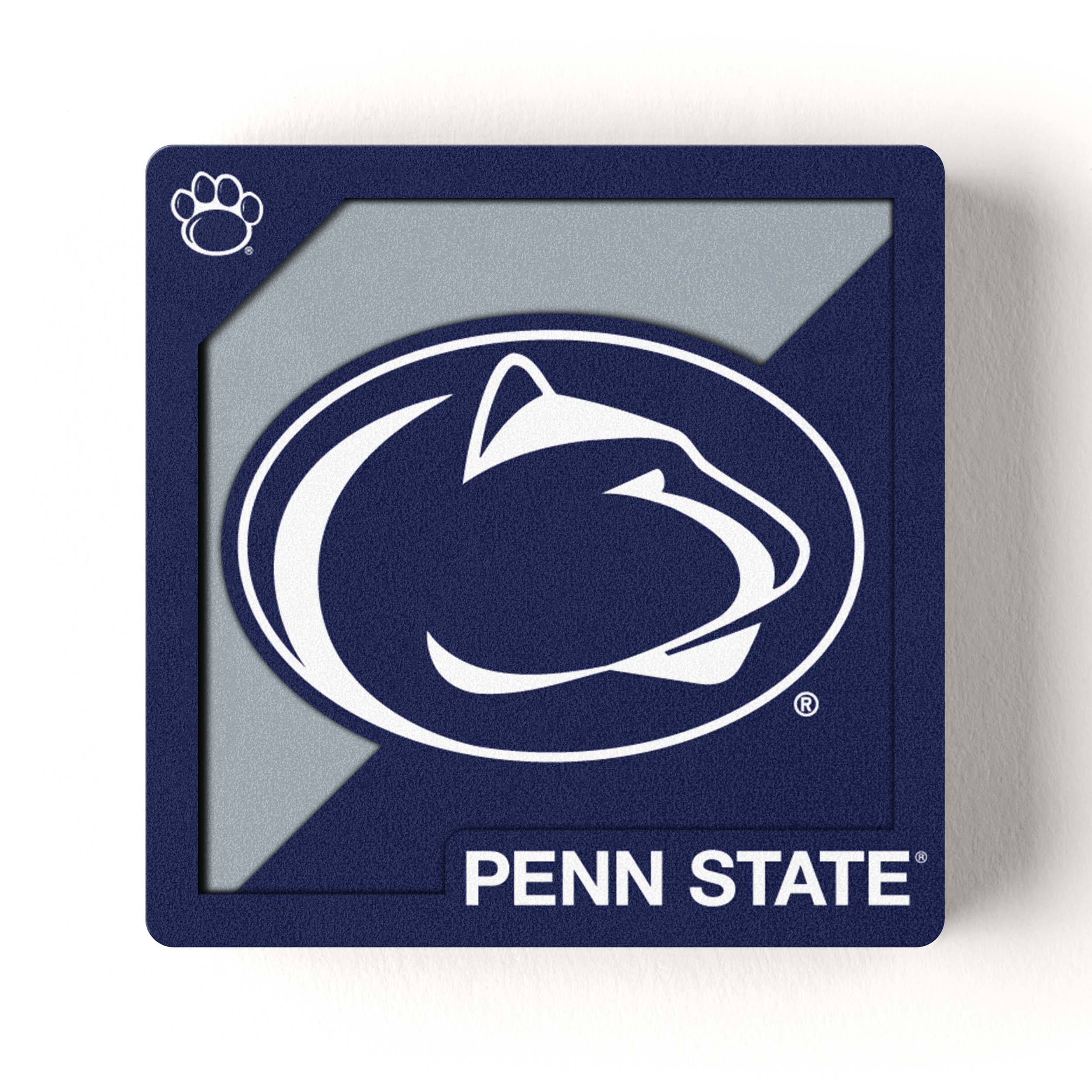 YouTheFan NCAA Penn State Nittany Lions 3D Logo Series Magnet