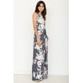 thumbnail image 6 of Vintage Navy Pink Floral Sleeveless Maxi Dress, 6 of 8