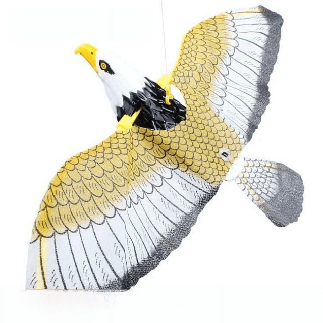 Juguete de águila eléctrica, grúa de pájaro, águila voladora, rotación de 360 grados, Jianghu