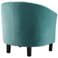 thumbnail image 3 of Modway Prospect Channel Tufted Performance Velvet Armchair in Teal, 3 of 6