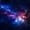 Blue Purple, variant on Manfei Cosmic Spaceships Twin Sheets,Celestial Planet Bedding,Blue Orange Black,3pcs,1 Flat Sheet,1 Fitted Sheet and 1 Pillowcase