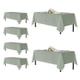thumbnail image 1 of Mantel rectangular sancua para mesas de 8 pies, 60 x 120 cm, paquete de 6, 1 of 9