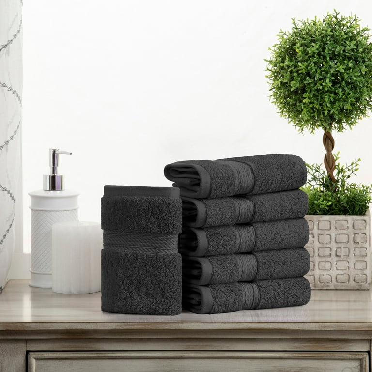 900 GSM Luxury Bathroom Face Towels, Made of 100% Premium Long