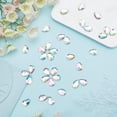thumbnail image 4 of 250Pcs Teardrop Shape Acrylic Sew Rhinestone 18x13x3mm AB Color Crystals Bling Beads with Sew Hole Large Flat Back Crystals Jewels for Costume Making Cosplay, 4 of 5